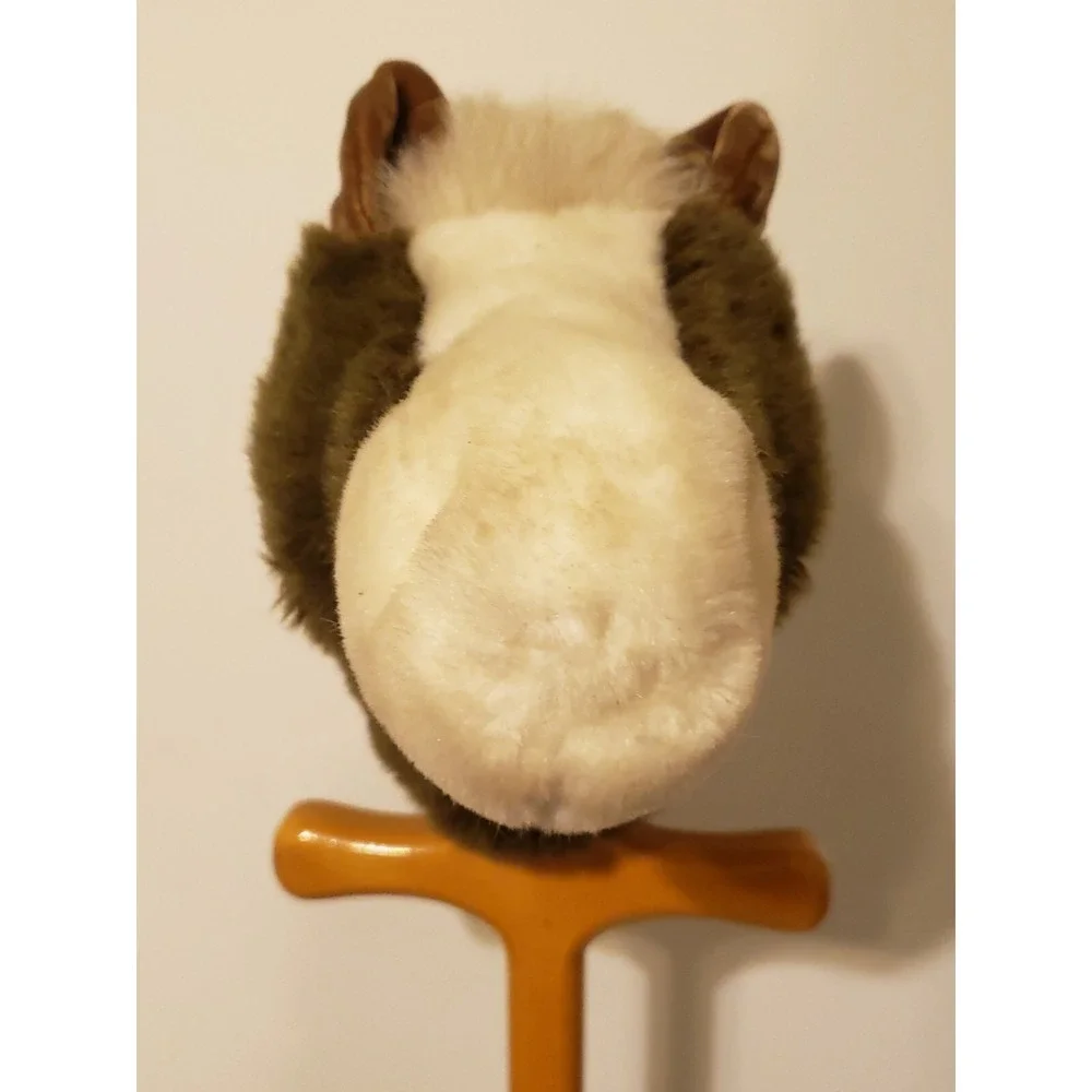 Merrythought Ironbridge Shrops Hobby Horse Toy Wooden Wheels Plush England